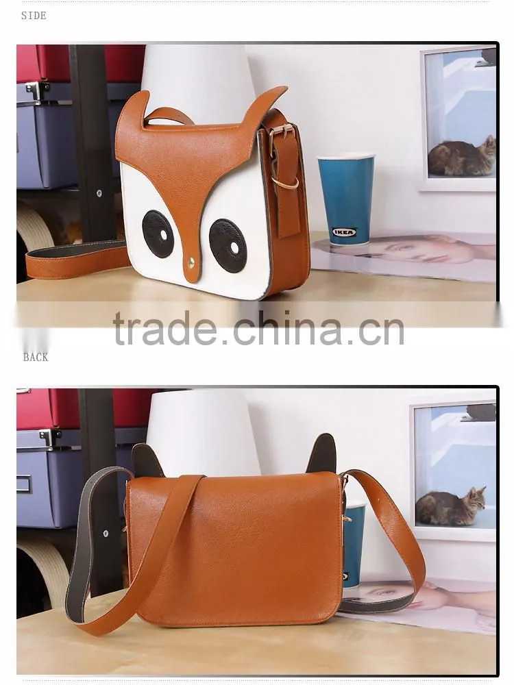 new sweet pu messenger bag ladies fashion fox shoulder bag handbag yiwu