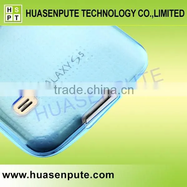 Transparent Back Cover For Samsung S5 with Shockproof and Dustproof Feature