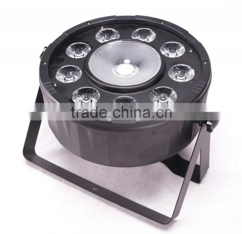 Dmx512 9pcs 12w and 1x30w 3in1 Led Par Light Par Can Stage Lights for Disco Ballroom KTV Bar Stage Club Party Wedding