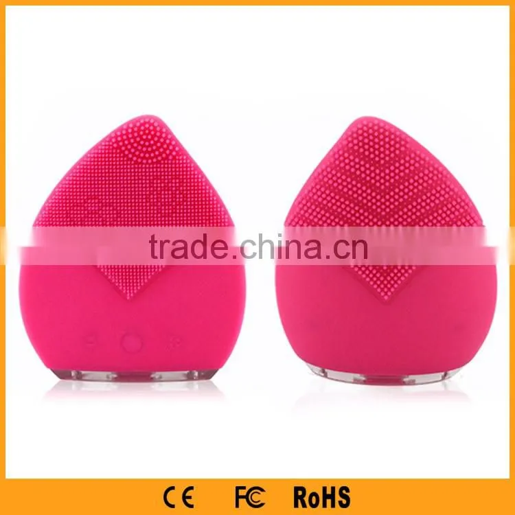 2015 Hot Deep Cleansing Silicone Electric Face Pack Brush