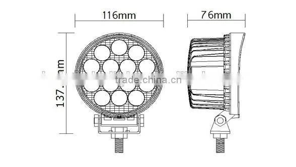 42W LED Work Light,CREE LED Driving Light,LED Offroad Light For 4X4,4WD JEEP,TRUCK