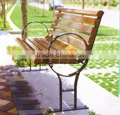 eco-friendly cheap waterproof wormproof wood plastic composite garden bench