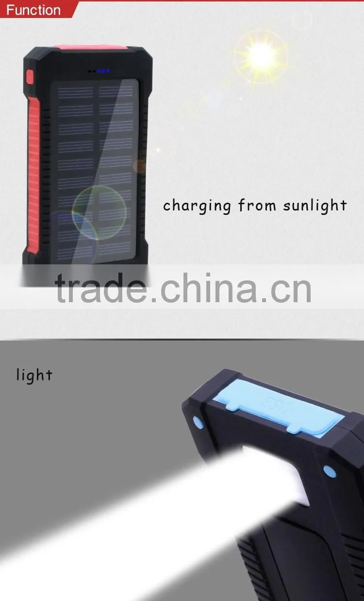 8000mAh solar tree charger with Li- polymer battery