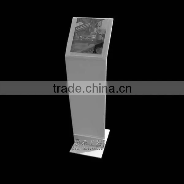 brochure holder stand, brochure stand 3d model, acrylic brochure holder