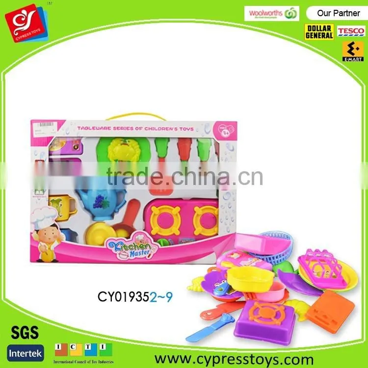 Miniature Kitchen Cookware Playset for Kids with Cooking Utensils Set