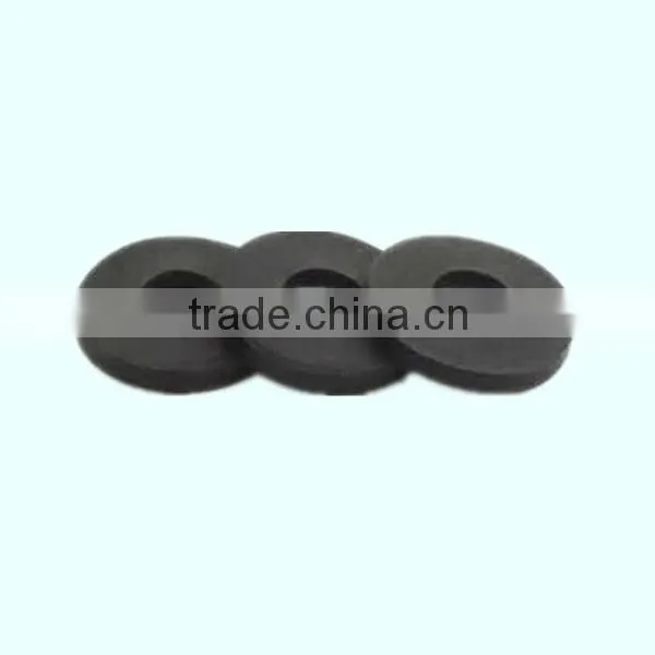 Custom flat rubber washes Drilled rubber gasket