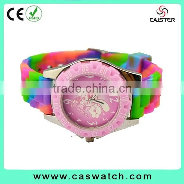 Colorful children watches silicone watches for kids