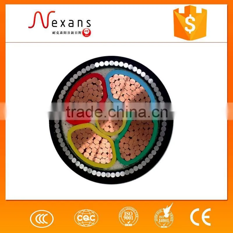 cheap but High quality high voltage xlpe insulated copper wire cable prices
