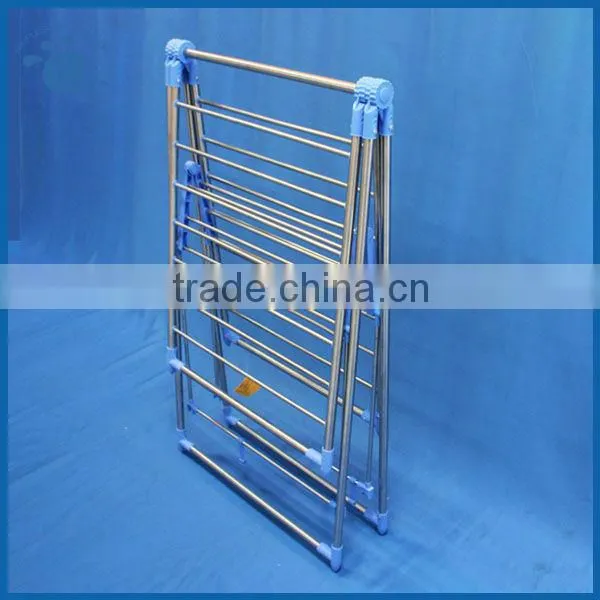 Stainless steel tube foldabe racks clothes rope