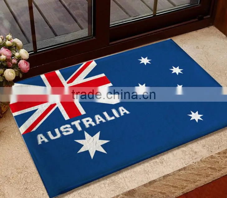 Indoor PVC foam printed decorative floor mat door mats and rugs