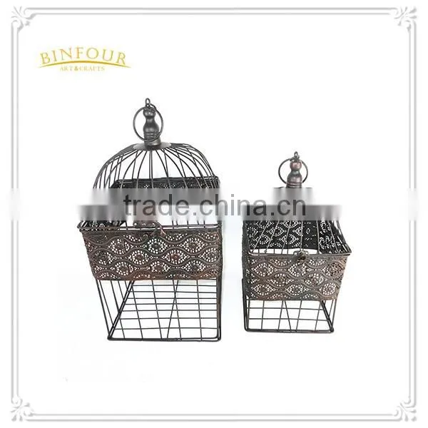 BV SGS OEM professional handmade metal crafts bird cage