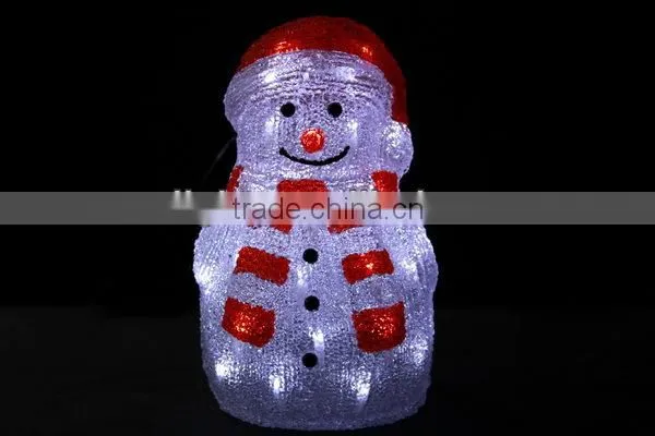 led sculpture light led motif light snowman light for street square decoration
