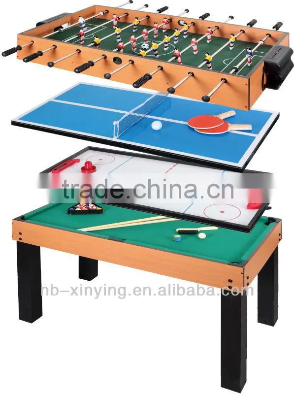 Mini colorful wooden Air Hockey Table for outdoor