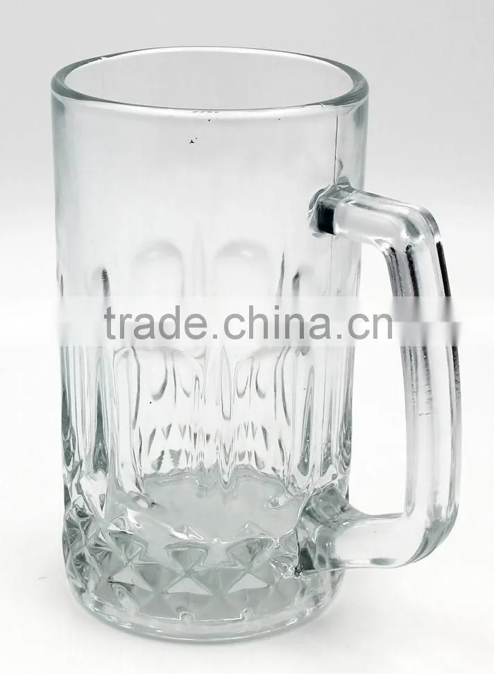 Western most popular empty beer drinking glass cup
