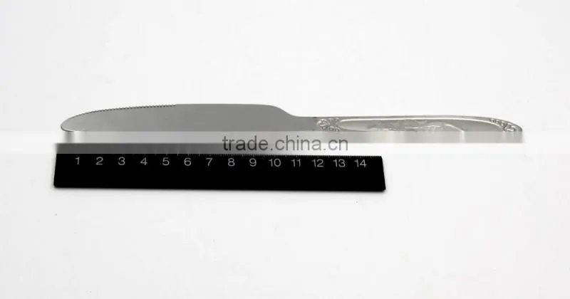 International stainless steel royalty line knife set for adults