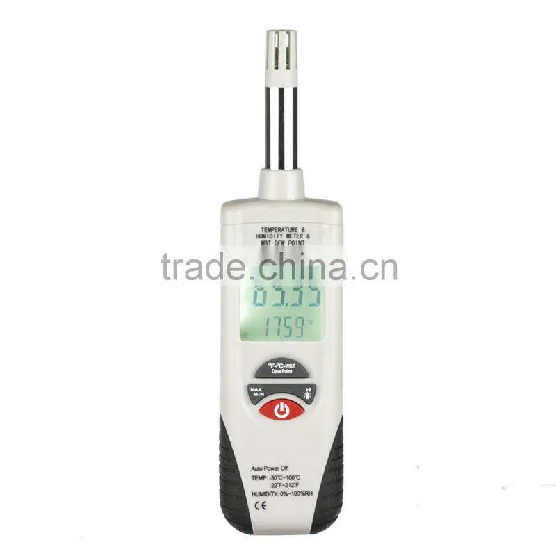 Digital Psychrometer Humidity and Temperature Meter Dew Point Wet Bulb Tester