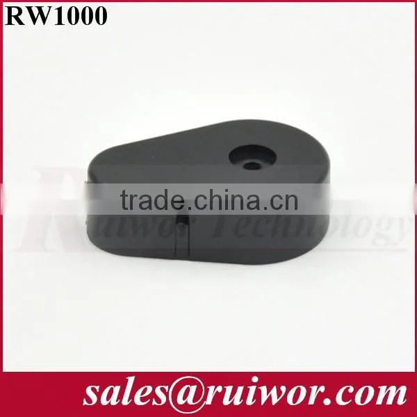 Drop-shaped spring retractable cable reel