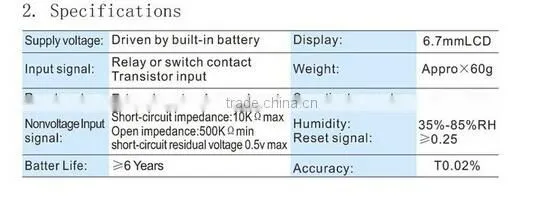 AHC3L General Purpose Digital Mechanical Electromechanical Vibration Hour Meter with CE