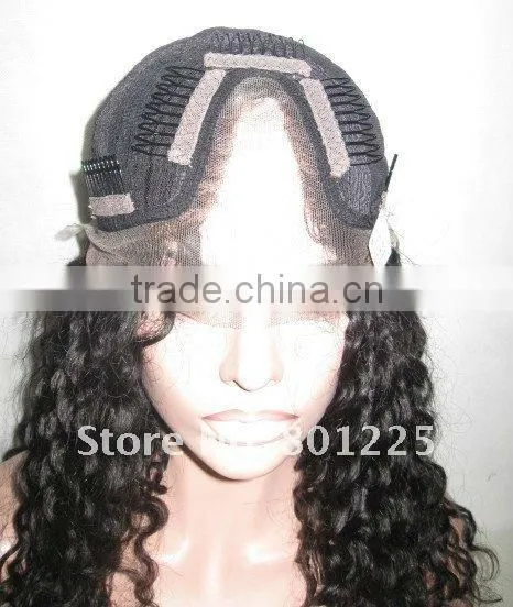 Fashionable U/V part hair wig with top quality