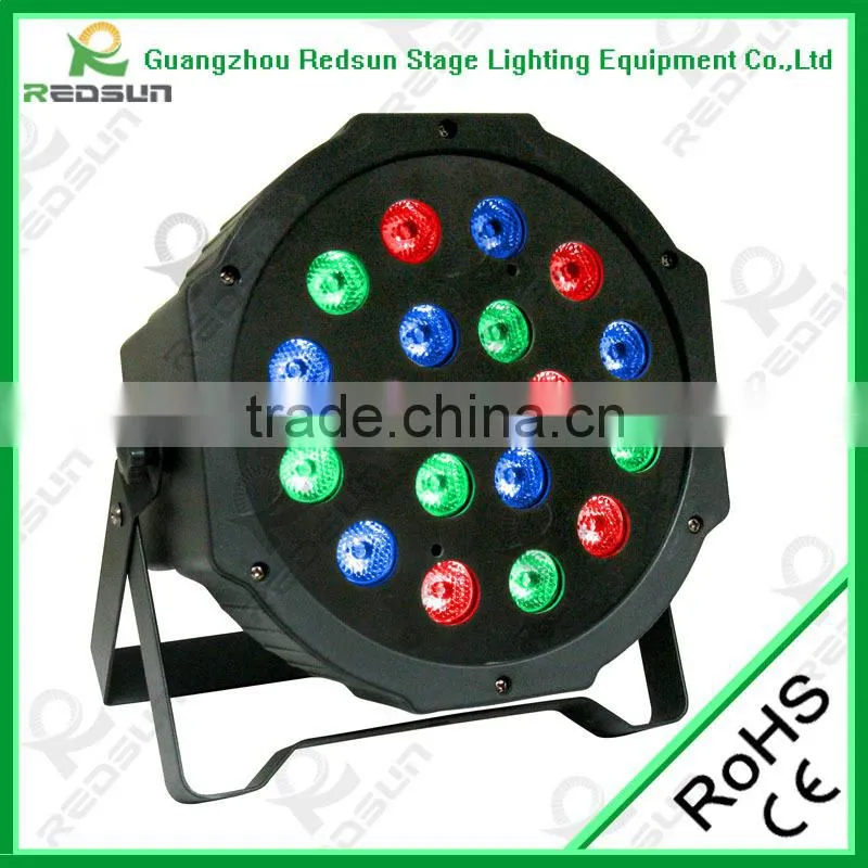 Popular and hot sale Indoor 18pcs 30W LED Flat Par Light