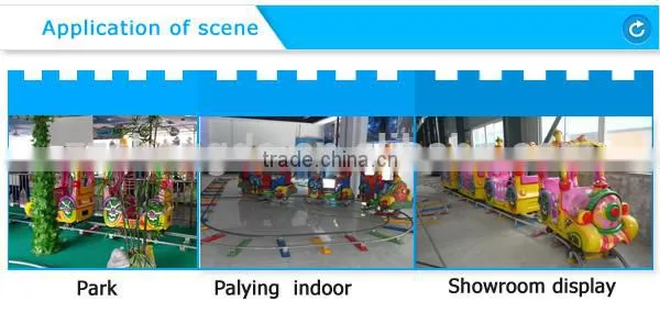 CE beautiful 14 seats electric mini train amusement equipment