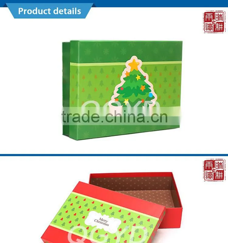 manufacturer fancy custom christmas gift box