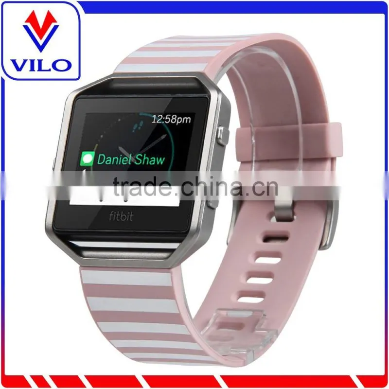 Soft Rubber Wrist Band Watch Strap For Fitbit Blaze, For Fitbit Blaze Silicone Wrist Strap