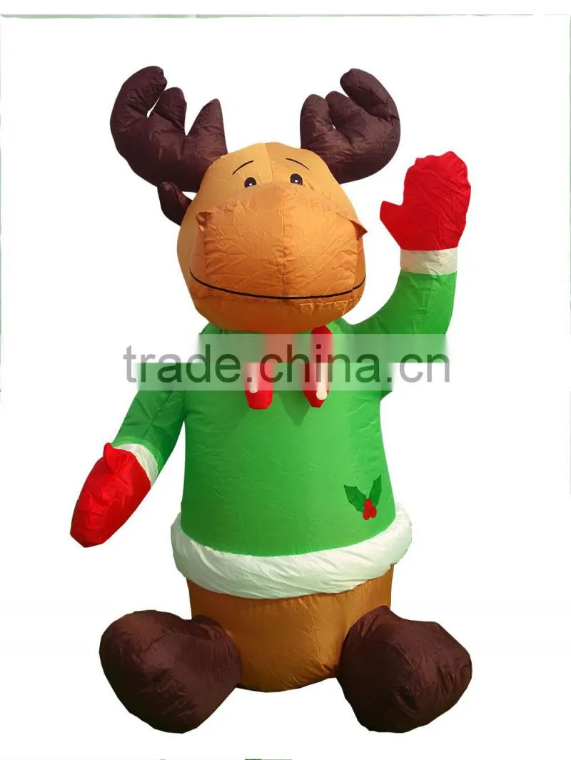DJ-111 8FT deer blower for christmas inflatable lighting flower chain part decoration