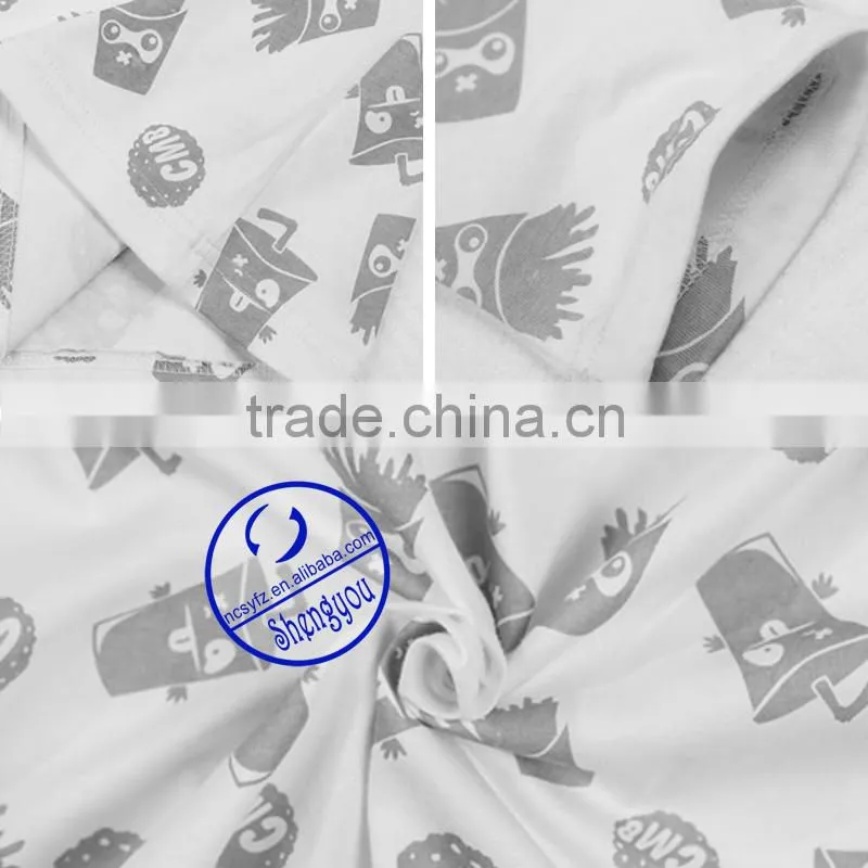 100 cotton full printed long sleeve couple t shirts wholesale china