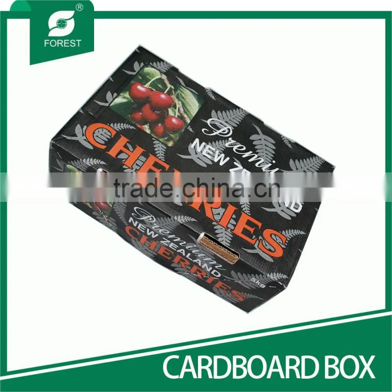 ONE TOP & ONE BOTTOM CORRUGATED CARDBOARD BOX PACKING SWEET FRUITS