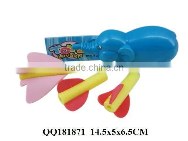 Funny air pressure soft bullet, funny toy, plastic toy