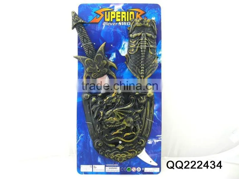 plastic toy shields, plastic sword and shield set toys, plastic cheap toy swords for kids