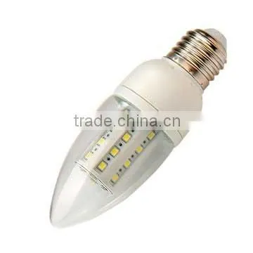 6.5W 2835smd candle led with frost cover
