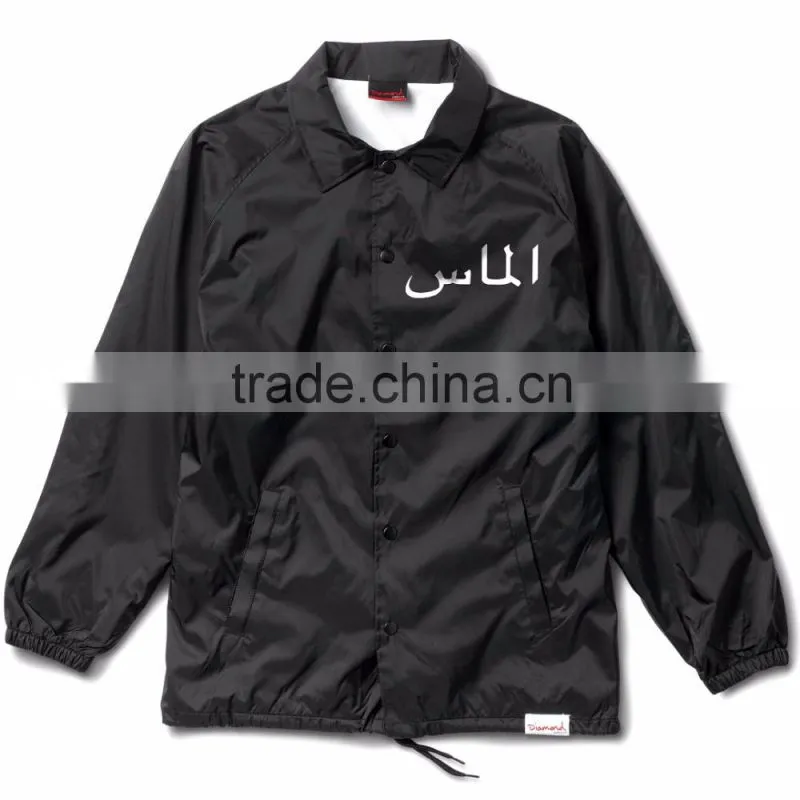 Windbreaker Coaches Jacket Polyester Nylon Coach Jacket/trainer
