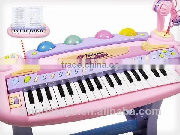 2014 Newest Funny Kids Electronic organ Toy With Microphone & Chair