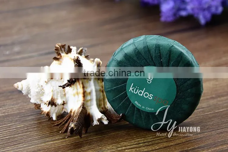 cheap wholesale round disposable hotel soap with delicate packing