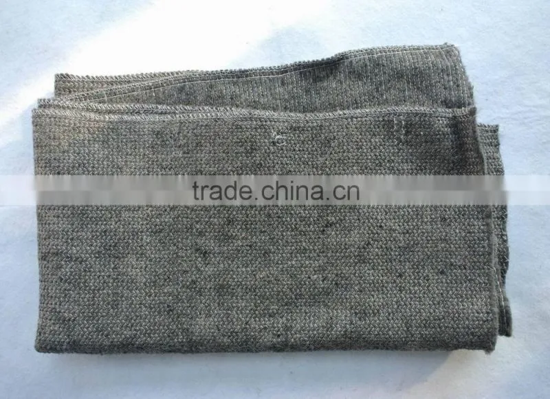 Grey color stitch bonded recycled cotton floor cloth