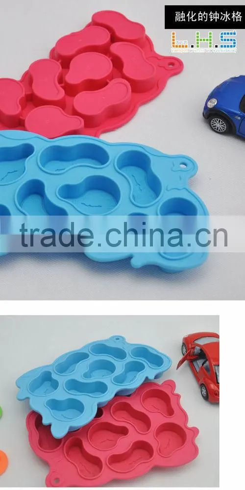 Ice Freeze Cube Tray Silicone Melting Clock Shaped Silicone Ice Mold Lc13071008