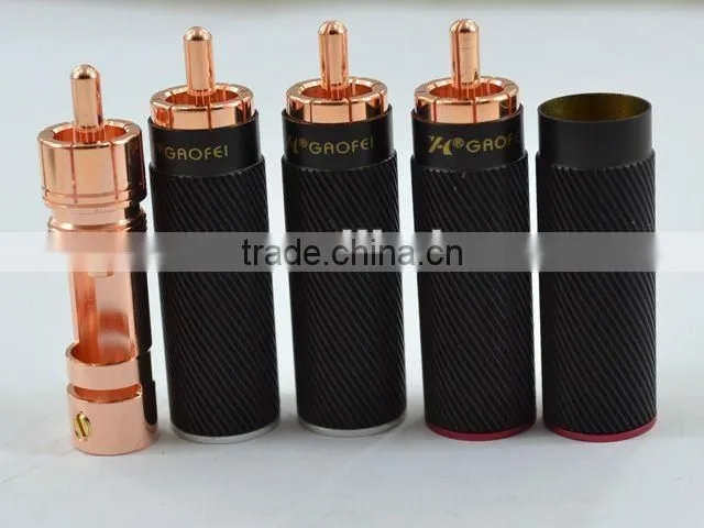 GaoFei REDO06R Red Copper Hi-End cable connector