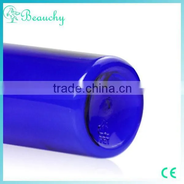2015 China alibaba 50ml white blue green red amber plastic water bottle