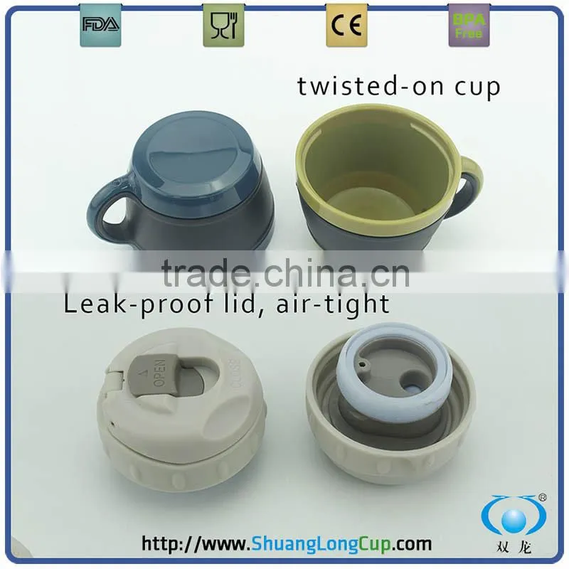 1.2L Plastic Thermos Flask with Stainless Steel Insulated Inner