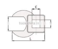 Crow Foot Open End, non-sparking tools, non-magnetic tools, GS/FM/UKAS certificate, ATEX approved