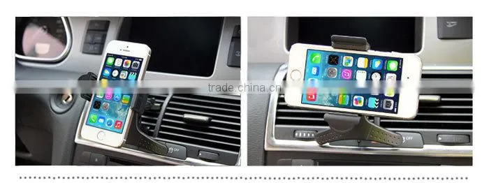Best selling car air vent holder Mobilephone Charger Station in China factory