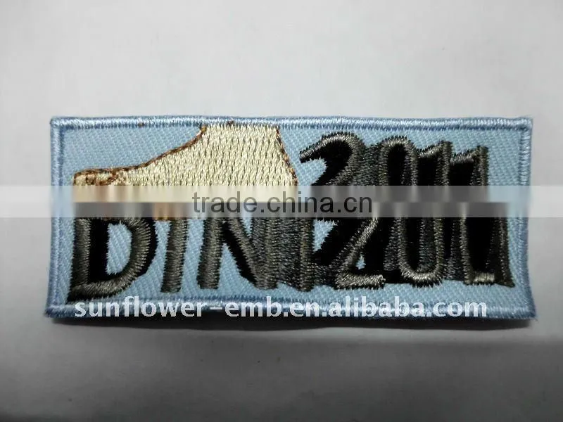 Embroidery sport patch
