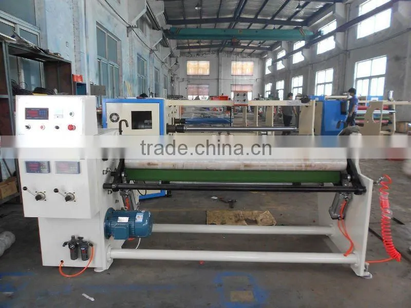 masking tape log roll rewinding machine/double side tape rewinding machine