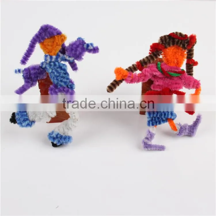 Factory supply DIY crafts pink series acrylic pompoms toys for kids or wedding party decoration