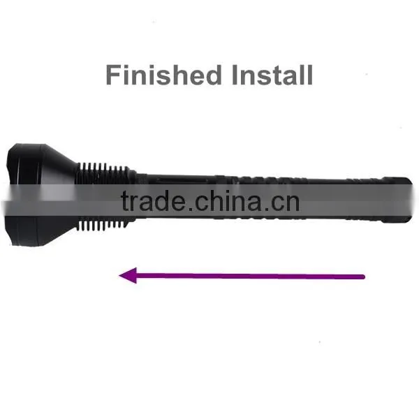 30W Super Bright Rechargeable 11000lm LED Flashlight 1000m Long Distance Flashlight Rechargeable