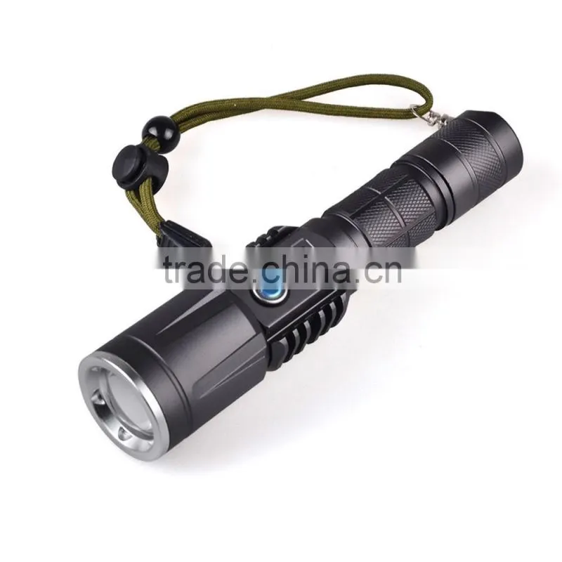 XML2 1000 Lumen LED Rechargeable Power Bank Flashlight with USB Port