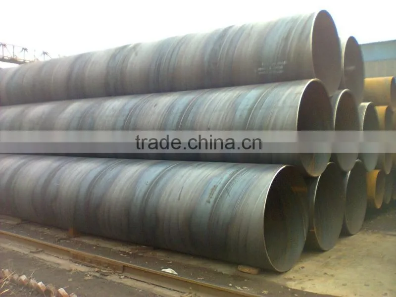 Thin wall carbon welded spiral steel pipe