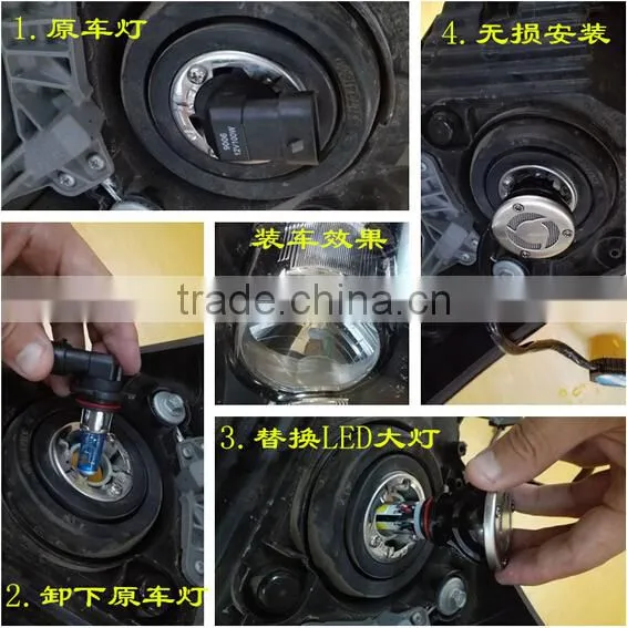 wholesale 80W Auto LED headlight bulbs 9012 12v 24v h1 h3 h7 h11 9005 9006 H/L9004 9007 H13 H4 car led headlight h16